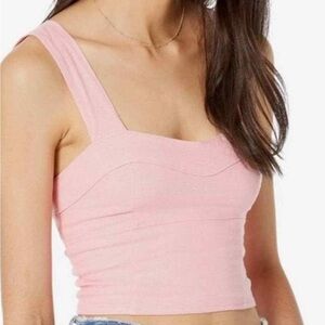Abercrombie  and fitch Crop Top Sleeveless Bustier Style Fitted Bodice‎ Casual